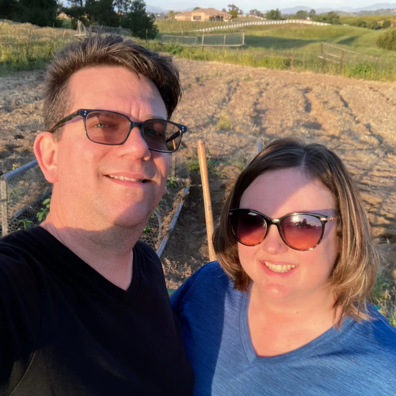 Bill and Jennifer in Temecula Wine Country.